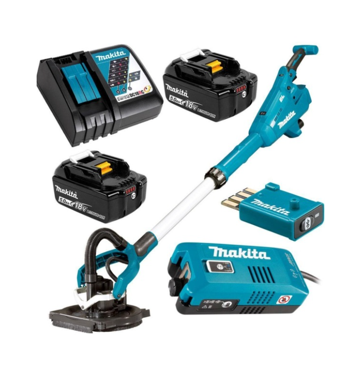 Makita DSL800RTE 18V 5Ah Akülü Alçıpan Zımpara Makinesi
