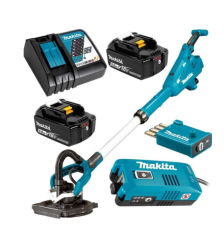 Makita DSL800RTE 18V 5Ah Akülü Alçıpan Zımpara Makinesi