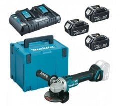 Makita MKP4PT1832 DGA454Z Taşlama 3 Akülü Set