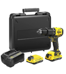 Stanley SBD710C2K 18V 1.5Ah V20 Lityum Çift Akülü Kömürsüz Darbesiz Matkap