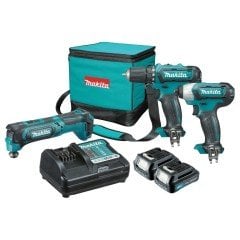 Makita CLX302AX4 Akülü Kombo Kit Set 10.8 Volt
