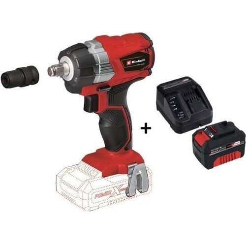 Einhell Te-Cw 18 Li Bl Akülü Şarjlı Somun Sıkma Kömürsüz + 4.0 Ah Starter Kit