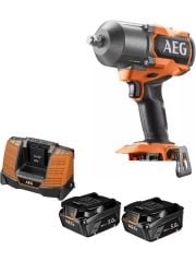 AEG BSS18HTF12BL-502C Darbeli Somun Sıkma 18V (2x5.0 Ah)