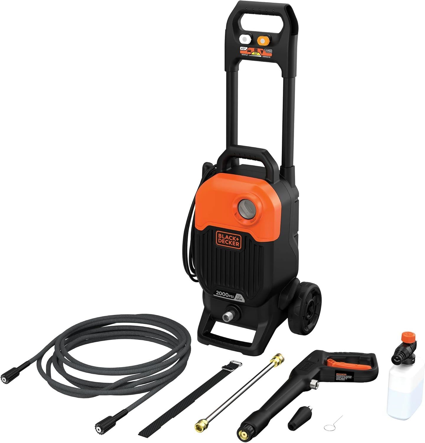 Black & Decker BEPW2000-QS 2000 Watt 150 Bar Basınçlı Yıkama Makinesi