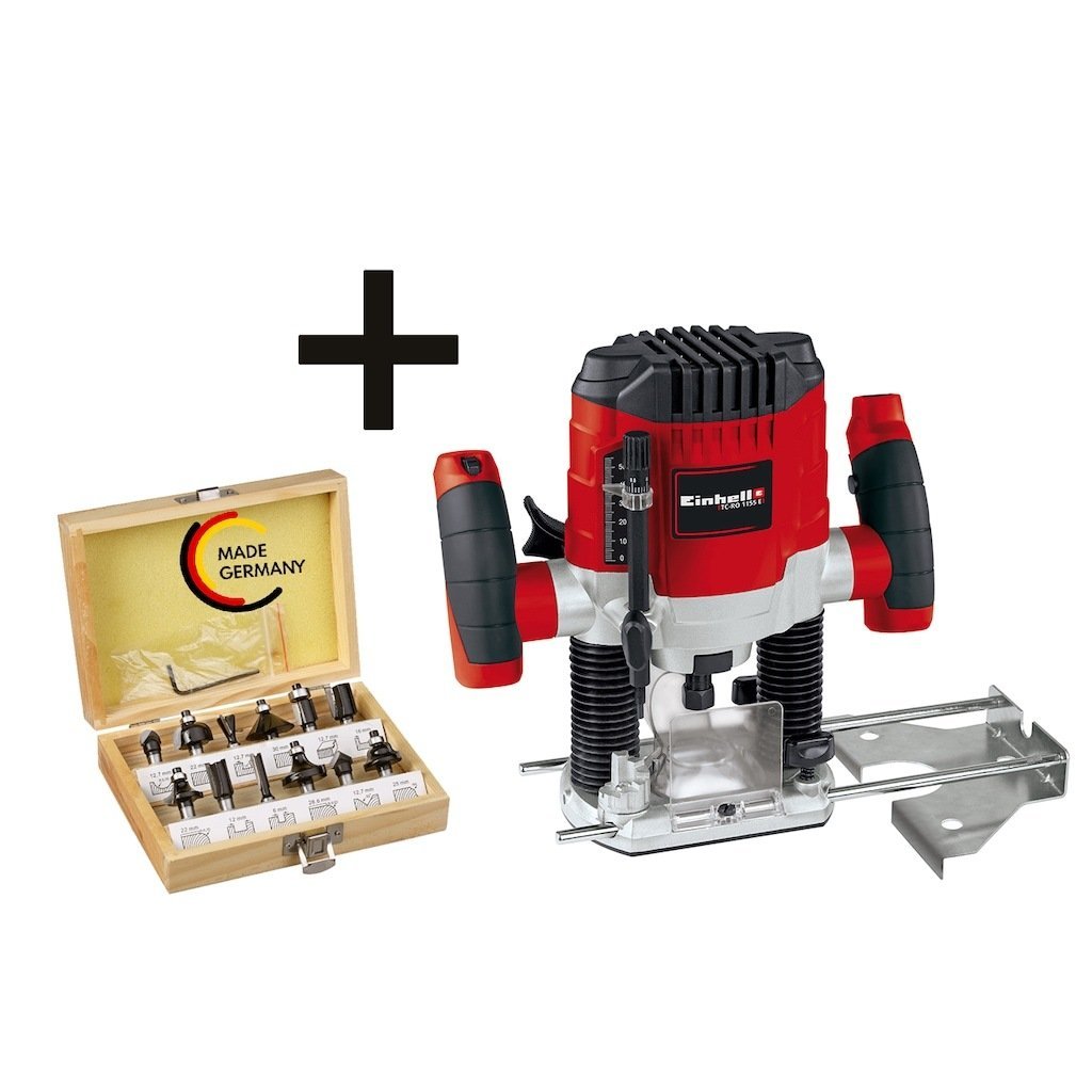 Einhell TC-RO 1155 E Elektrikli Dik El Freze 1100W + 12 Parça Uç