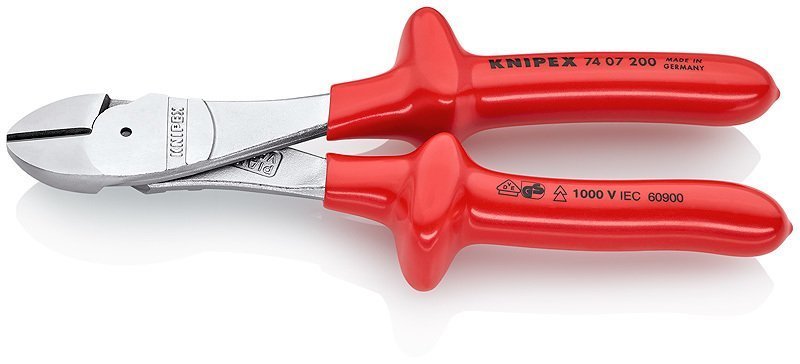 KNIPEX 7407200 Ağır Tip Yan Keski 200 mm Yankeski