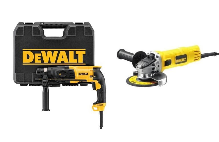 Dewalt D25133K Kırıcı Delici Matkap & Dewalt DWE4156 900 Watt 115 mm Avuç Taşlama