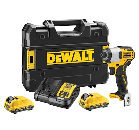 Dewalt DCF801D2 12Volt/2.0Ah Li-ion Çift Akülü Kömürsüz Profesyonel Darbeli Tornavida