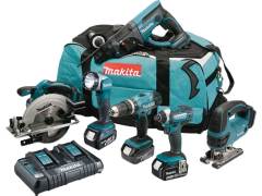 Makita DLX6068PT (DHP453 DHR202 DJV180 DSS611 DTD152 DML802) Akülü Set