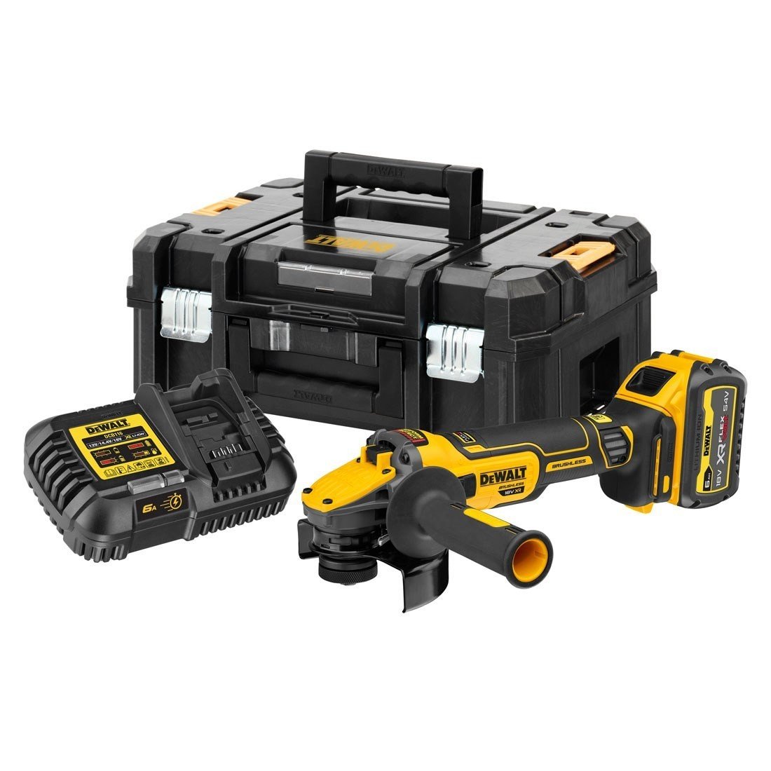 Dewalt DCG409T1 18V 125 MM Akülü Taşlama Makinesi
