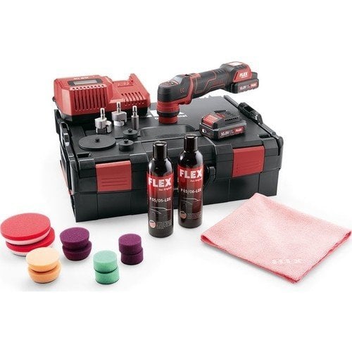 Flex Pxe 80 10.8-EC SET Akülü Orbital Pasta Cila Makinesi