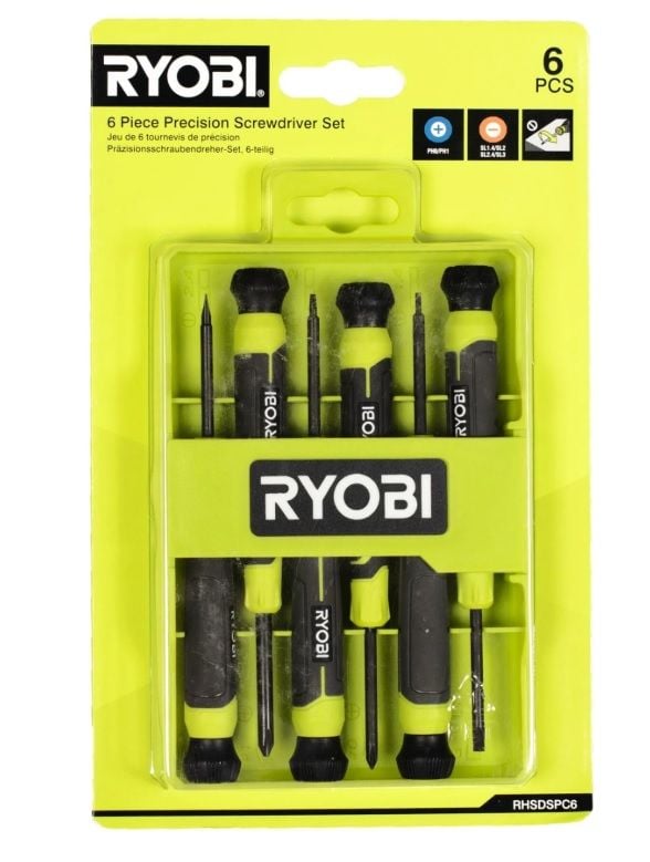 Ryobi RHSDSPC6 Saatçi Tornavida Seti 6 Parça (5132006048)