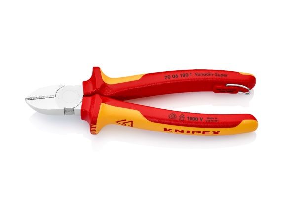 KNIPEX 7006180 T ASMA HALKALI YAN KESKİ (VDE)