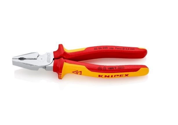 KNIPEX 0206200 AĞIR HİZMET VDE KOMBİNE PENSE