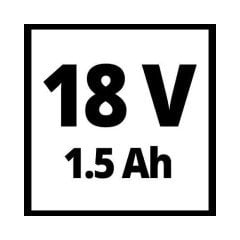 Einhell TC-CD 18-2 Li 18V 1.5 Ah Çift Akülü Vidalama + Bits 11 Parça Set