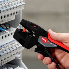 KNIPEX 1272190 YÜKSÜK SIKMA ÖZELLİKLİ KABLO SIYIRMA ALETİ