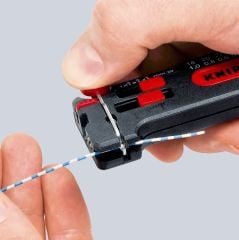 KNIPEX 1280100 MİNİ KABLO SIYIRMA ALETİ