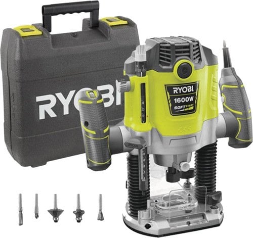 Ryobi RRT1600-K 1600W Çift Kollu El Frezesi