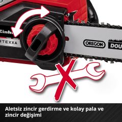 Einhell FORTEXXA 18/30 - Solo, Akülü Ağaç Kesme (Akü ve şarj cihazı dahil değildir)