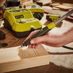 Ryobi R18RT 18V 2Ah Akülü Gravür Seti 33 Parça