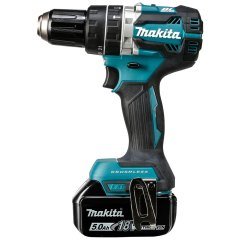 Makita DHP484RTJ Led Işıklı Çift Akülü 18V 5Ah Darbeli Matkap