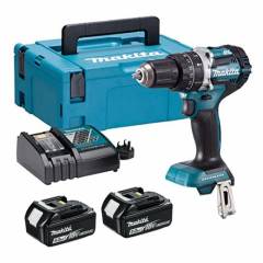 Makita DHP484RTJ Led Işıklı Çift Akülü 18V 5Ah Darbeli Matkap