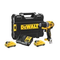 Dewalt DCD701D2 12V 2.0AH LI-ON Kömürsüz Çift Akülü Kompakt Darbeli Matkap