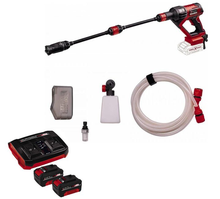 Einhell HYPRESSO 18/24 Li 2x4Ah + Twincharger Akülü Yüksek Basınçlı Yıkama