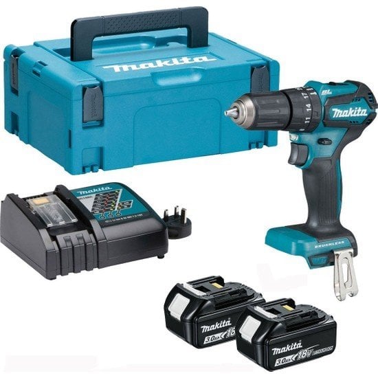 Makita DHP483RFJ 18 Volt -3,0 Ah Lityum Akülü Darbeli Matkap Vida