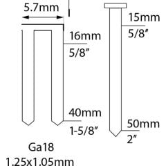 Attlas SF5040E Havalı Çivi Ve Zımba Tabancası