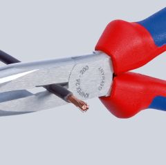 KNIPEX 2621200 (LEYLEK BURNU TİPİ PENSE) EĞRİ AĞIZ KARGABURUN