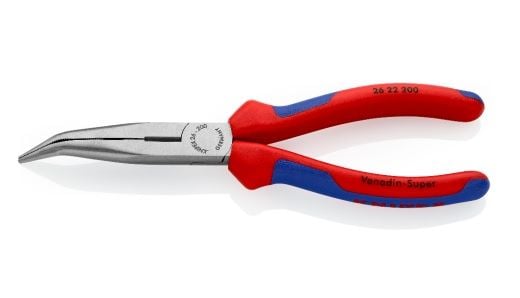 KNIPEX 2622200 (LEYLEK BURNU TİPİ PENSE) EĞRİ AĞIZ KARGABURUN