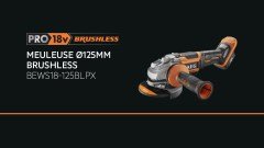 Aeg BEWS18-125BLPX Kömürsüz Akülü Avuç Taşlama 18V 6AH