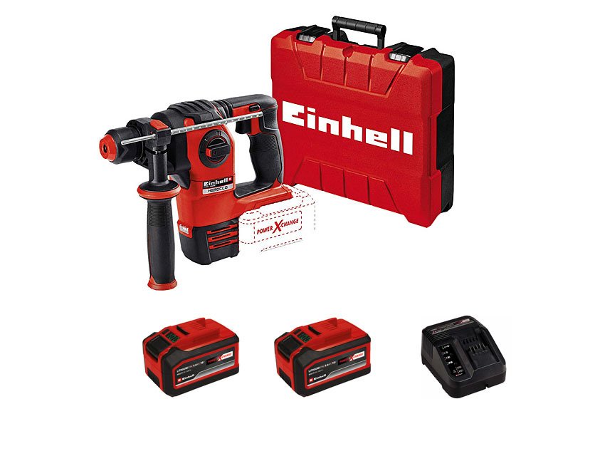 Einhell Herocco 18V 6AH Çift Akülü Kırıcı Delici Profesyonel Usta Seti