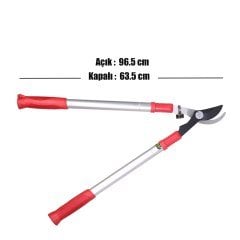 Maxgarden Teleskopik Dal Budama Makası Uzatmalı Makas 96.5 Cm