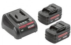 RIDGID 45433 18V BATARYA 2 ADET VE ŞARJ CİHAZI