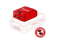 Einhell KİT3 18V Li-ion Akülü Matkap + Taşlama + Kırıcı Delici + Usb + 32 Parça Uç Makine Seti