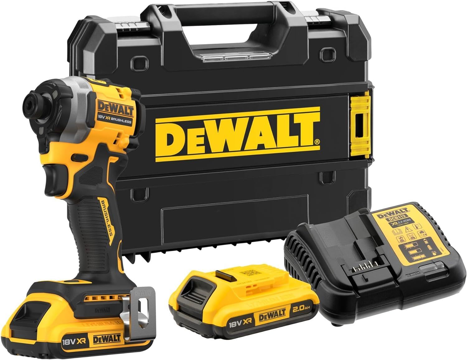 Dewalt DCF850D2T 18V 2.0Ah Li-ion Kömürsüz Darbeli Tornavida