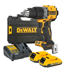 Dewalt DCD800D2T 18V 2.0AH Li-ion Kömürsüz Çift Akülü Darbesiz Matkap