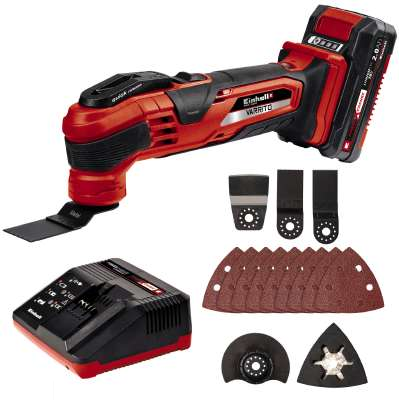 Einhell VARRITO 18V Çok Amaçlı Akülü Raspalama 18V 2 Ah Akü Set