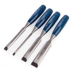 Stanley 0-16-130 İskarpela Seti, Mavi, 4 PÇ (6,12,18,25 mm)