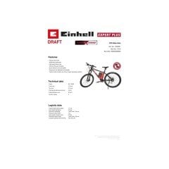 Einhell E Bike Elektrikli Bisiklet 18v 5,2AH Çift Akülü