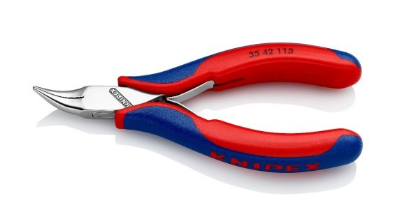 KNIPEX 3542115 ELEKTRONİKÇİ EĞRİ KARGABURUN