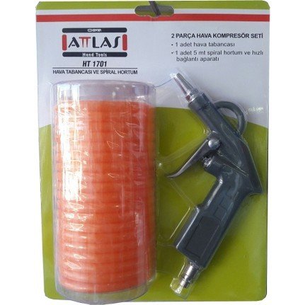 Attlas HT1701 Hava Tabancası ve Spiral Hortum
