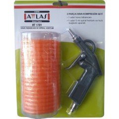 Attlas HT1701 Hava Tabancası ve Spiral Hortum