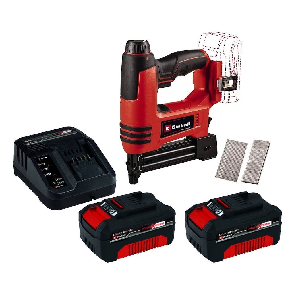 Einhell TE-CN 18 Li 18V 4Ah Li-ion Çift Akülü Çivi ve Zımba Çakma Makinesi