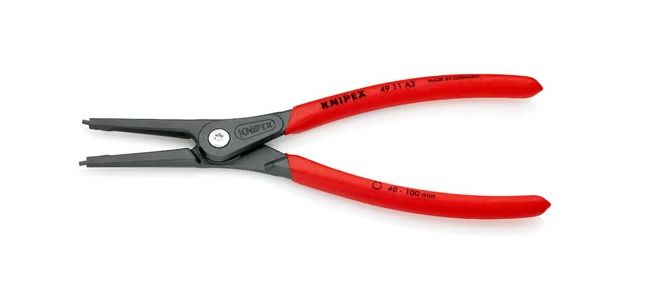 KNIPEX 4911A3 AĞIR HİZMET DÜZ DIŞ SEGMAN PENSİ