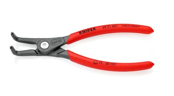 KNIPEX 4921A21 AĞIR HİZMET EĞRİ DIŞ SEGMAN PENSİ