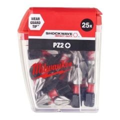 Milwaukee Bits Uç PZ2x25mm 25 li Paket SHOCKWAVE Yeni