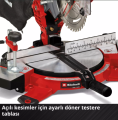 Einhell TE-MS 18/210 Li - Solo, Akülü Gönye Testere (Akü ve şarj cihazı dahil değildir) 4300890